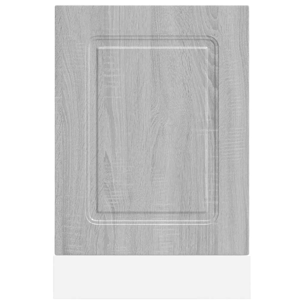 vidaXL Geschirrspülerblende Kalmar Grau Sonoma 45x1,5x67 cm