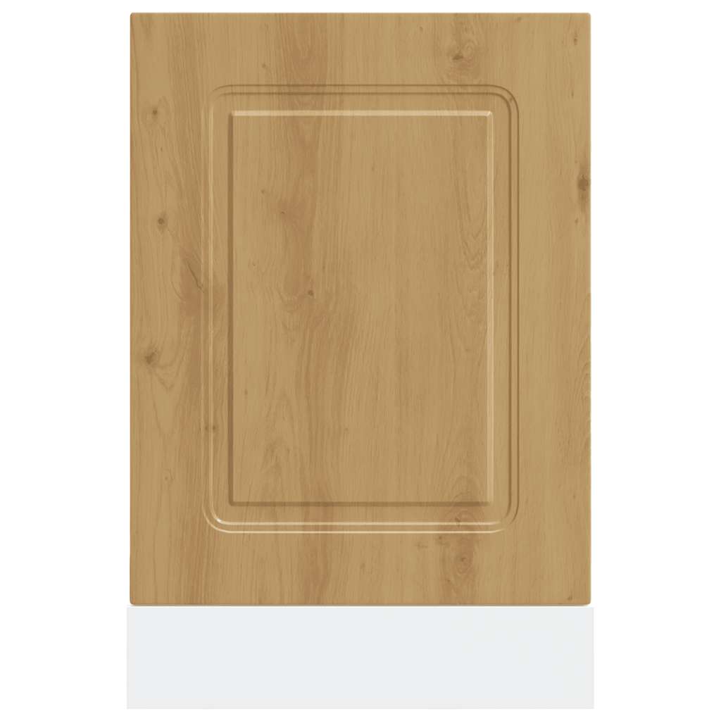 vidaXL Façade de lave-vaisselle Kalmar en chêne artisan 45x1,5x67 cm
