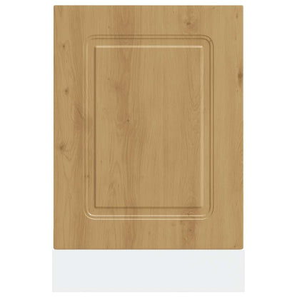 vidaXL Façade de lave-vaisselle Kalmar en chêne artisan 45x1,5x67 cm