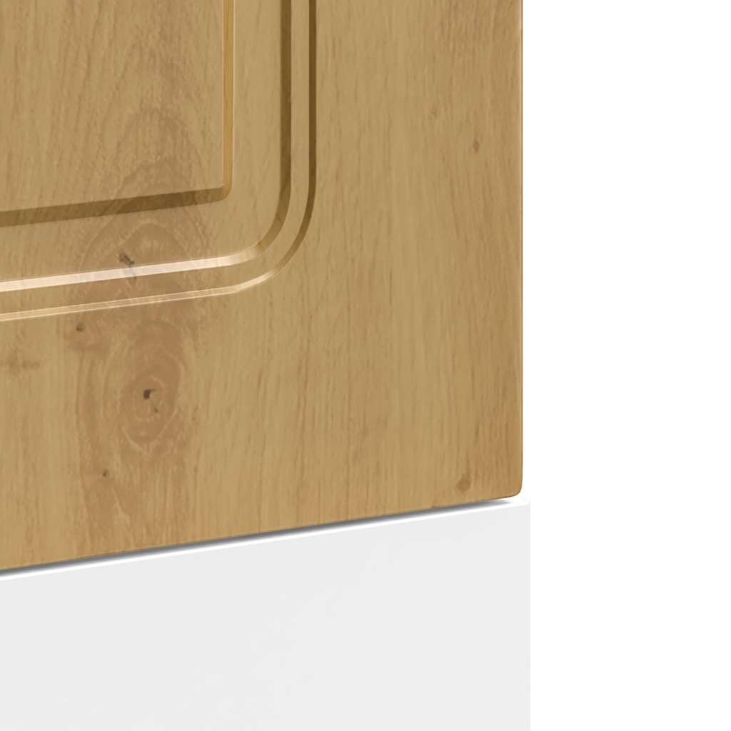 vidaXL Façade de lave-vaisselle Kalmar en chêne artisan 45x1,5x67 cm