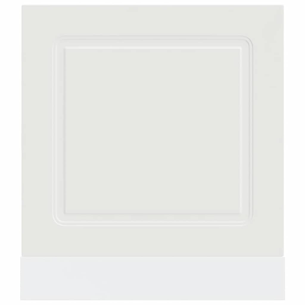 vidaXL Geschirrspülerblende Kalmar Weiß 60x1,5x67 cm Holzwerkstoff