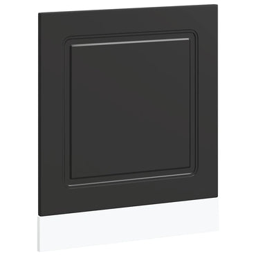 vidaXL Geschirrspülerblende Kalmar Schwarz 60x1,5x67 cm Holzwerkstoff