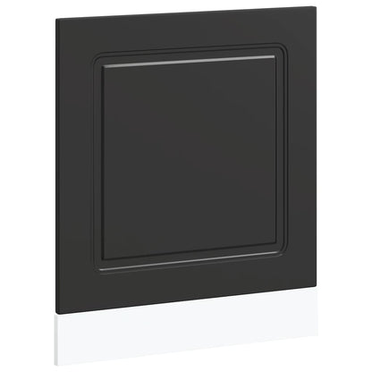 vidaXL Geschirrspülerblende Kalmar Schwarz 60x1,5x67 cm Holzwerkstoff