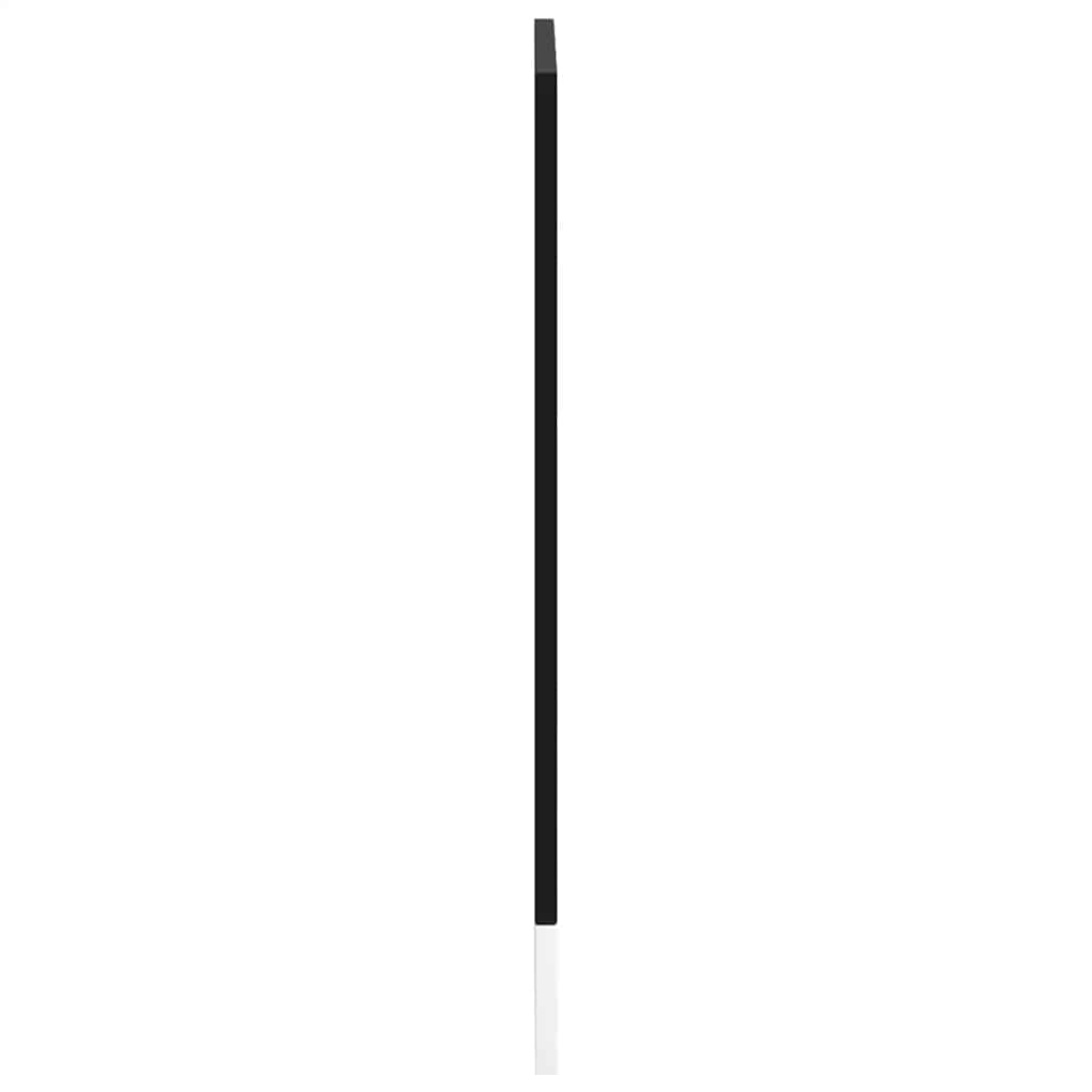 vidaXL Geschirrspülerblende Kalmar Schwarz 60x1,5x67 cm Holzwerkstoff