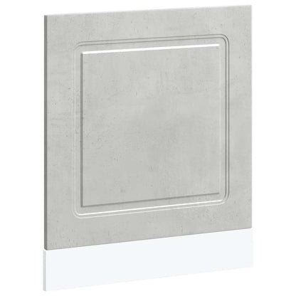 vidaXL Geschirrspülerblende Kalmar Betongrau 60x1,5x67cm Holzwerkstoff