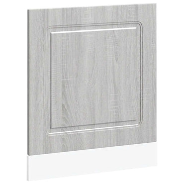 vidaXL Façade de lave-vaisselle Kalmar Gris Sonoma 60x1,5x67 cm