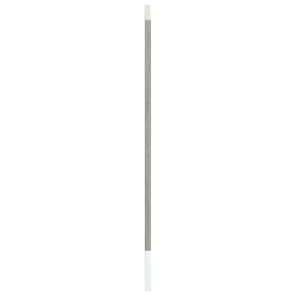 vidaXL Façade de lave-vaisselle Kalmar Gris Sonoma 60x1,5x67 cm