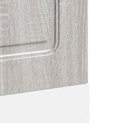vidaXL Façade de lave-vaisselle Kalmar Gris Sonoma 60x1,5x67 cm