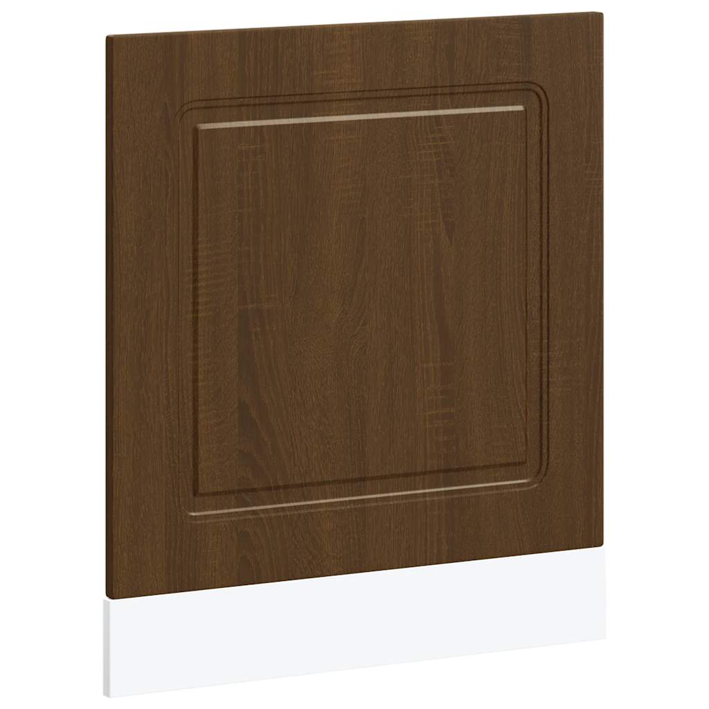 vidaXL Geschirrspülerblende Kalmar Braun Eichen-Optik 60x1,5x67 cm