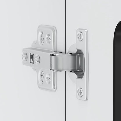 vidaXL Armoire haute de cuisine avec porte en verre Kalmar Noir Bois d'ingénierie