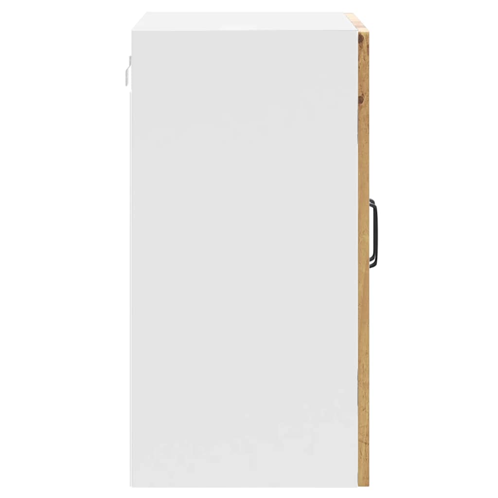 vidaXL Küchen-Hängeschrank mit Glastür Kalmar Artisan-Eiche Holzwerkstoff