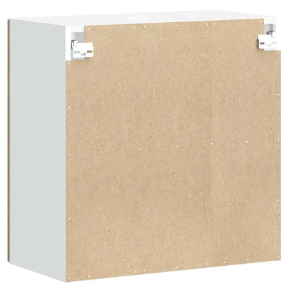 vidaXL Küchen-Hängeschrank mit Glastür Kalmar Artisan-Eiche Holzwerkstoff