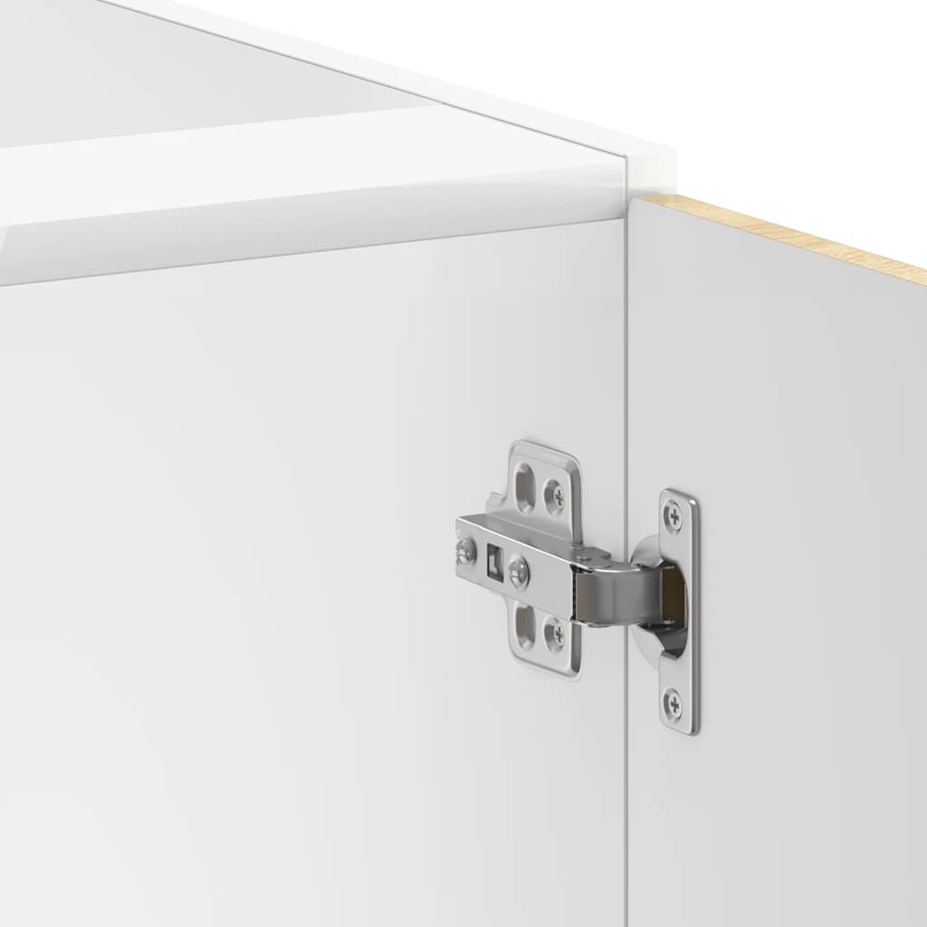 vidaXL Meuble sous-évier Lucca Chêne Sonoma en bois d'ingénierie