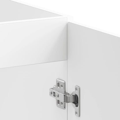 vidaXL Meuble sous-évier Lucca MDF Blanc