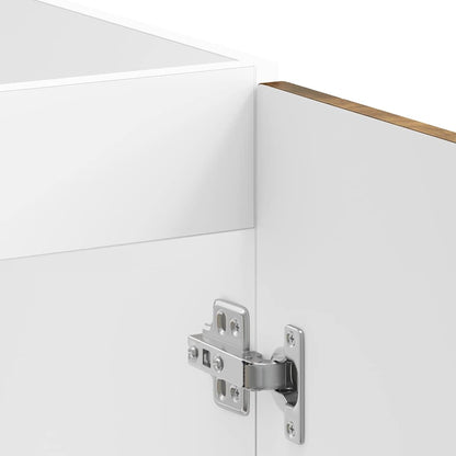 vidaXL Meuble sous-évier Lucca Chêne fumé Bois d'ingénierie