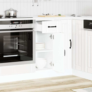 vidaXL Meuble bas de cuisine Lucca Blanc Bois d'ingénierie