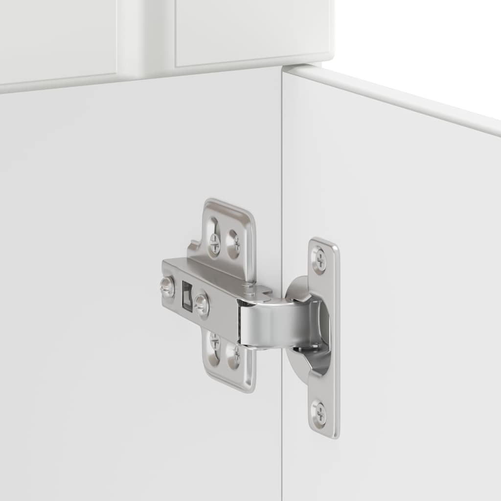 vidaXL Meuble bas de cuisine Lucca Blanc Bois d'ingénierie