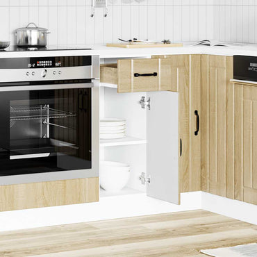 vidaXL Meuble bas de cuisine Lucca Chêne sonoma Bois d'ingénierie