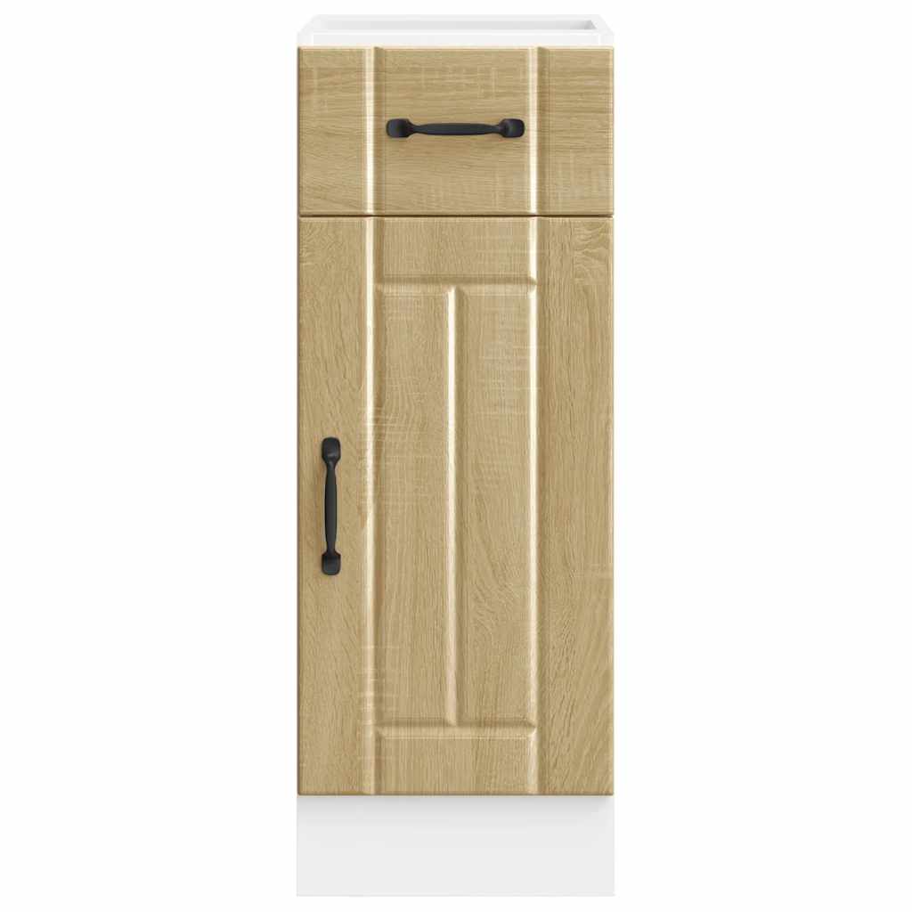 vidaXL Meuble bas de cuisine Lucca Chêne sonoma Bois d'ingénierie