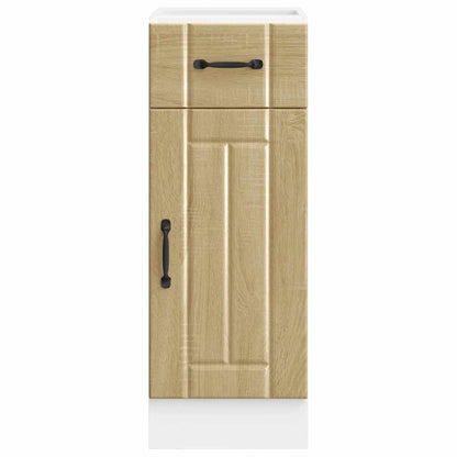 vidaXL Meuble bas de cuisine Lucca Chêne sonoma Bois d'ingénierie