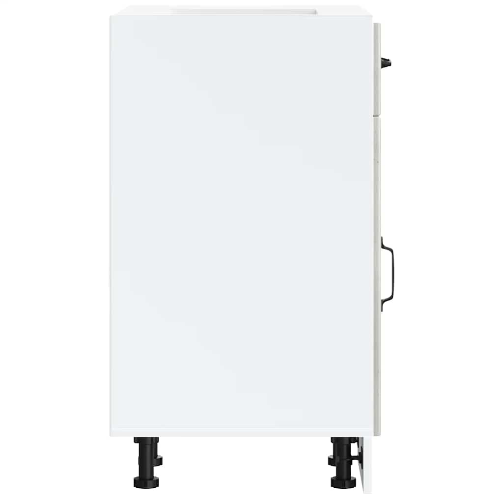 Küchen-Unterschrank Lucca Betongrau Holzwerkstoff