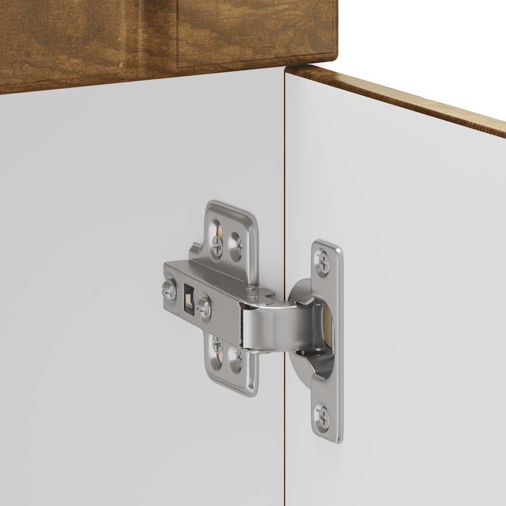 vidaXL Meuble bas de cuisine Lucca Chêne fumé Bois d'ingénierie