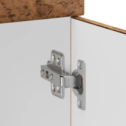 vidaXL Küchen-Unterschrank Lucca Altholz-Optik Holzwerkstoff