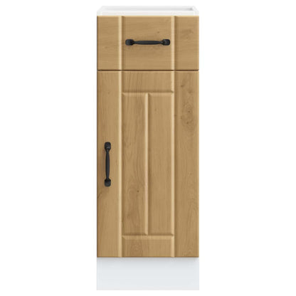 vidaXL Meuble bas de cuisine Lucca Chêne artisan MDF