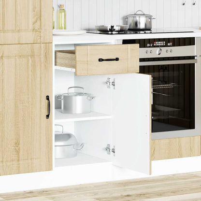 vidaXL Küchen-Unterschrank Lucca Sonoma-Eiche Holzwerkstoff