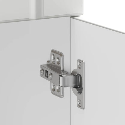 vidaXL Meuble bas de cuisine Lucca Blanc Bois d'ingénierie