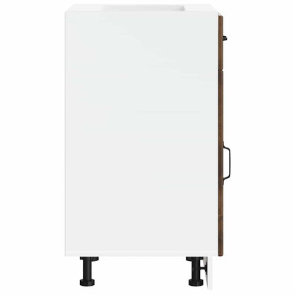 Küchen-Unterschrank Lucca Räuchereiche Holzwerkstoff