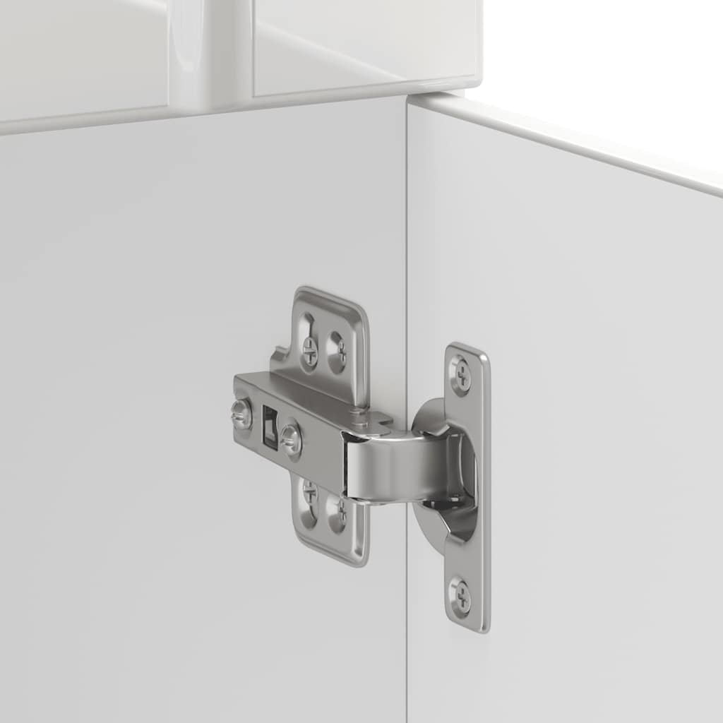 Küchen-Unterschrank Lucca Hochglanz-Weiß Holzwerkstoff