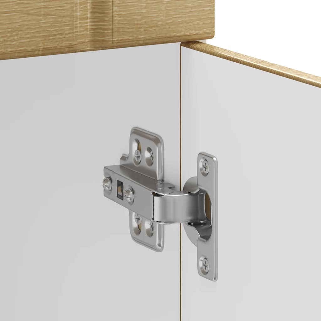 vidaXL Küchen-Unterschrank Lucca Sonoma-Eiche Holzwerkstoff