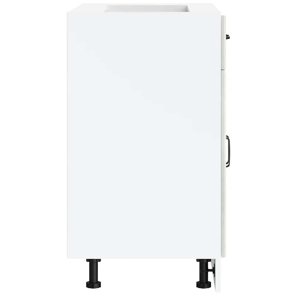 Küchen-Unterschrank Lucca Betongrau Holzwerkstoff