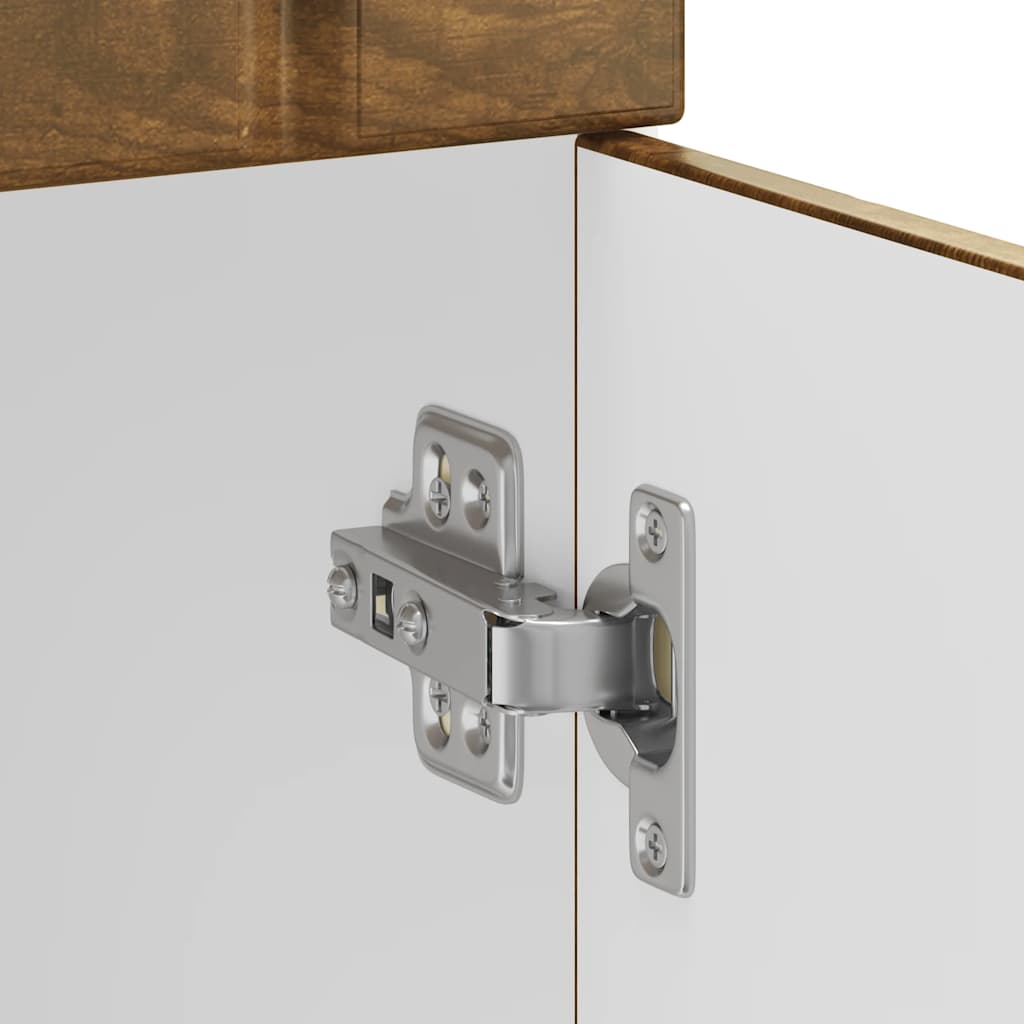 vidaXL Küchen-Unterschrank Lucca Räuchereiche Holzwerkstoff
