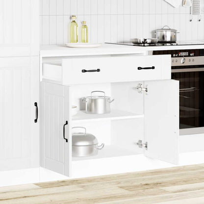 vidaXL Meuble bas de cuisine Lucca Blanc Bois d'ingénierie
