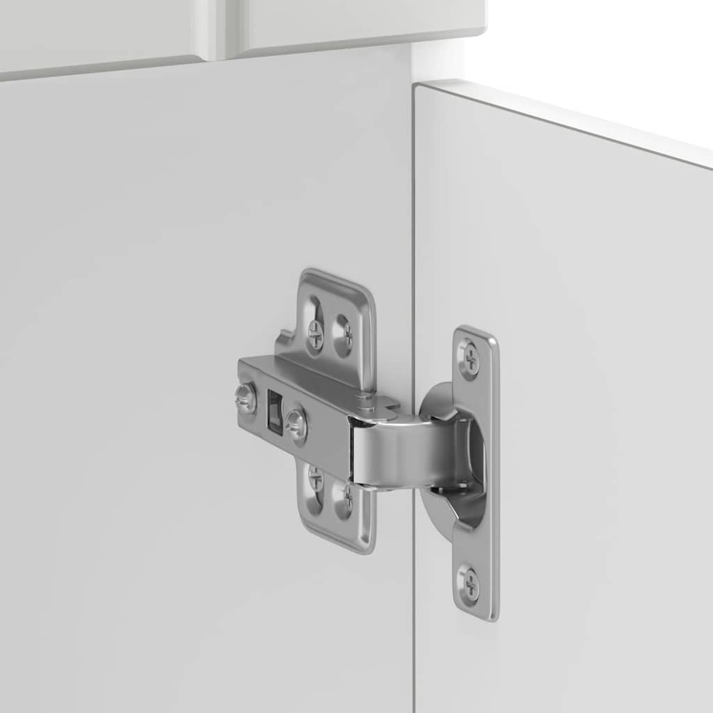 vidaXL Meuble bas de cuisine Lucca Blanc Bois d'ingénierie