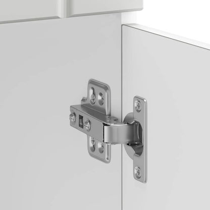 vidaXL Meuble bas de cuisine Lucca Blanc Bois d'ingénierie