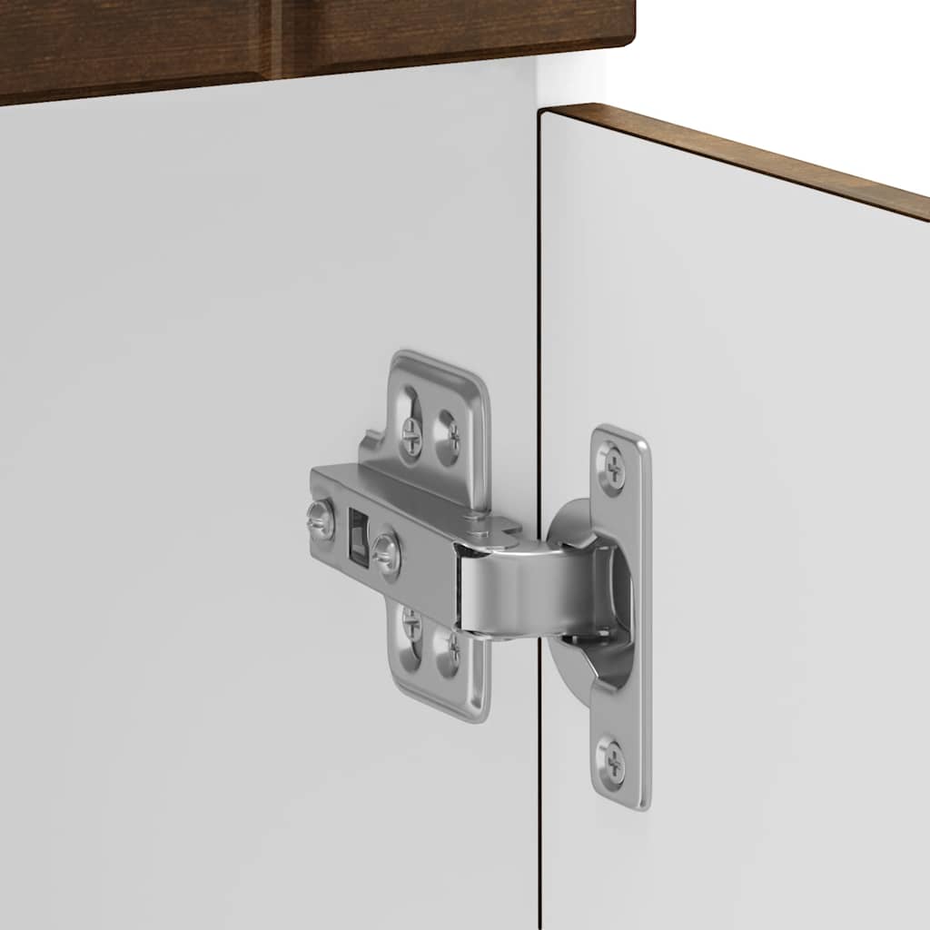 vidaXL Küchen-Unterschrank Lucca Räuchereiche Holzwerkstoff