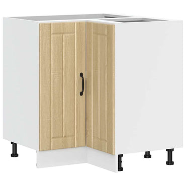vidaXL Küchen-Eckunterschrank Lucca Sonoma-Eiche Holzwerkstoff