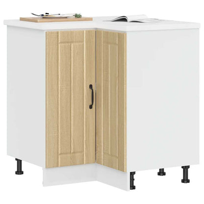 vidaXL Küchen-Eckunterschrank Lucca Sonoma-Eiche Holzwerkstoff