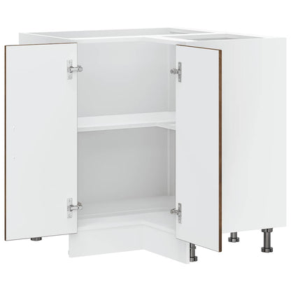 vidaXL Meuble bas d'angle de cuisine Lucca Chêne fumé en bois d'ingénierie