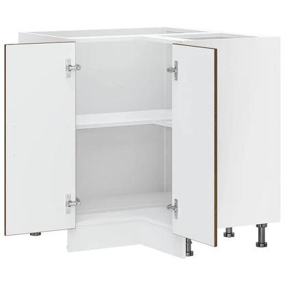 vidaXL Meuble bas d'angle de cuisine Lucca aspect chêne marron, bois d'ingénierie