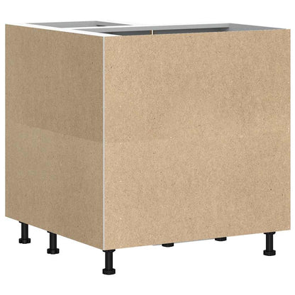 vidaXL Meuble bas d'angle de cuisine Lucca aspect chêne marron, bois d'ingénierie