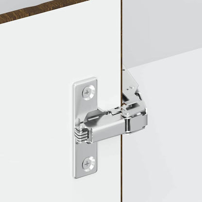 vidaXL Meuble bas d'angle de cuisine Lucca aspect chêne marron, bois d'ingénierie