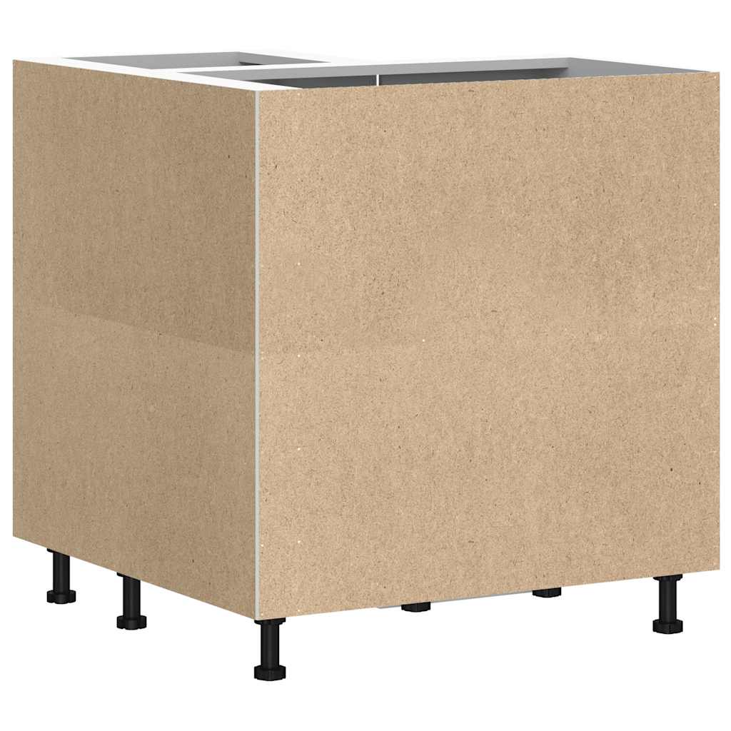 Küchen-Eckunterschrank Lucca Altholz-Optik Holzwerkstoff