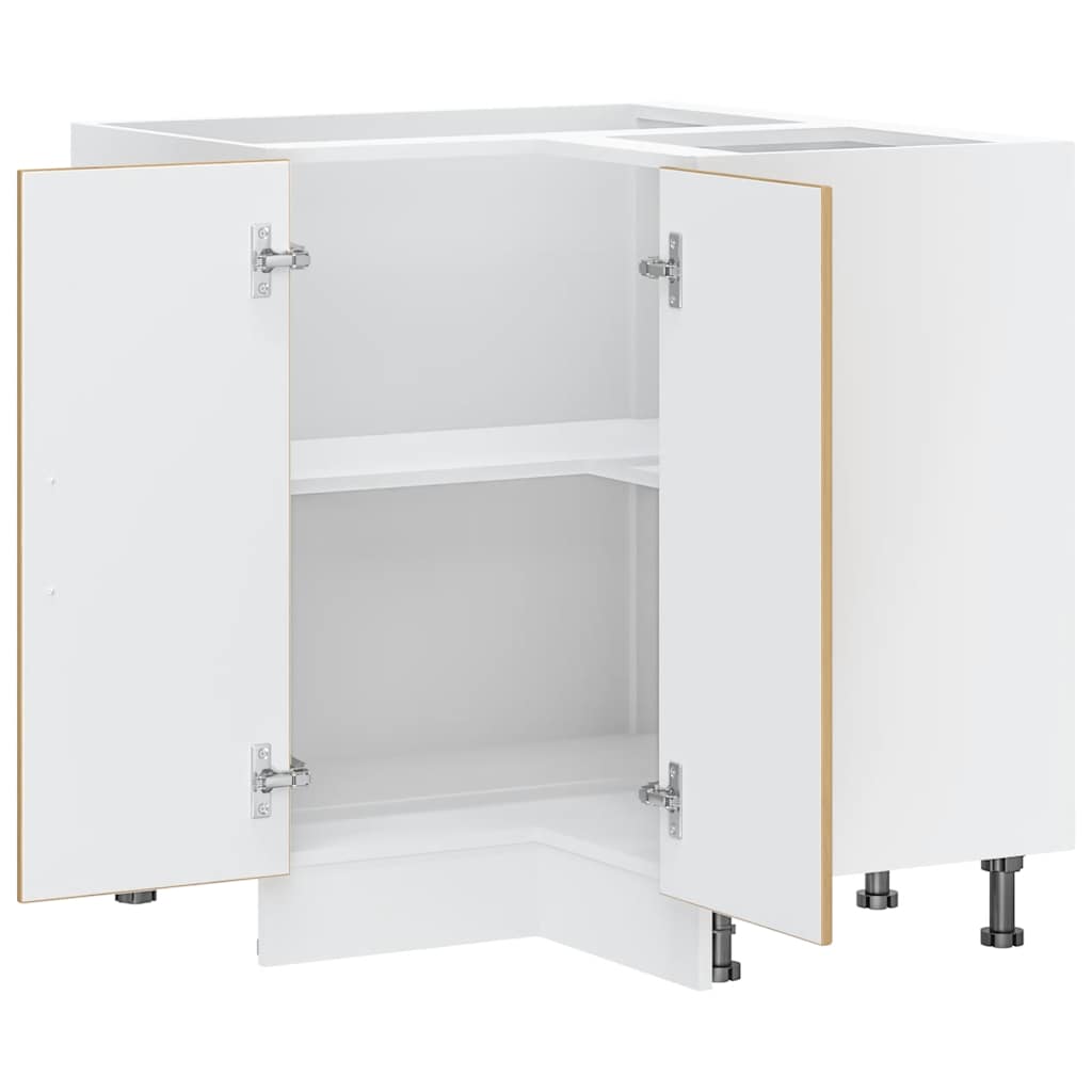 vidaXL Meuble bas d'angle de cuisine Lucca Chêne artisanal Bois d'ingénierie