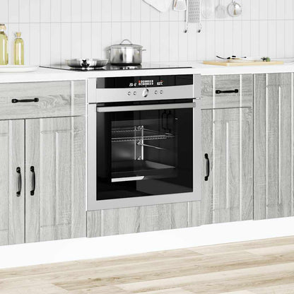 vidaXL Armoire de rangement Lucca Gris Sonoma Bois d'ingénierie