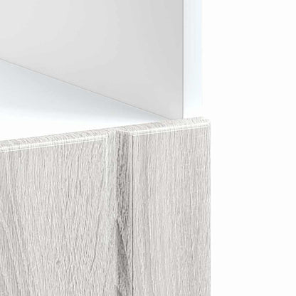 vidaXL Armoire de rangement Lucca Gris Sonoma Bois d'ingénierie