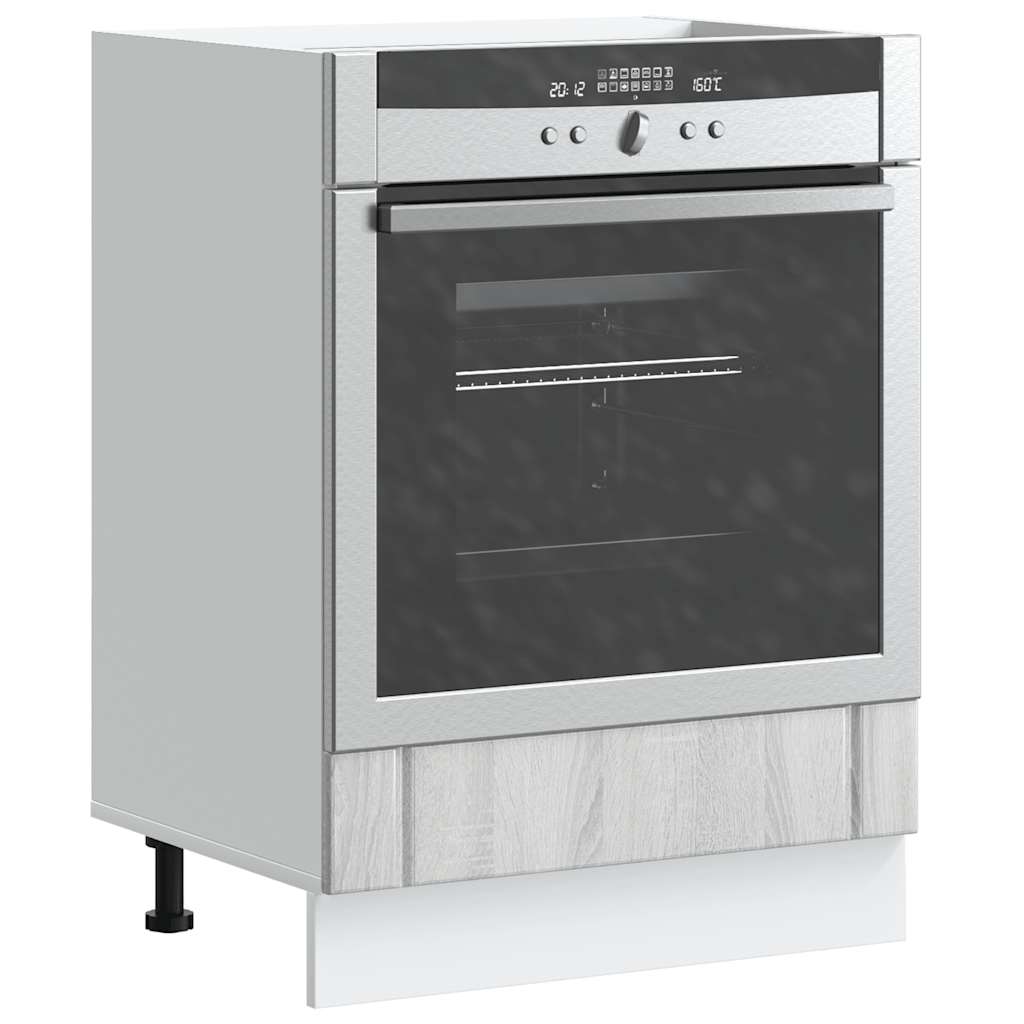 vidaXL Armoire de rangement Lucca Gris Sonoma Bois d'ingénierie